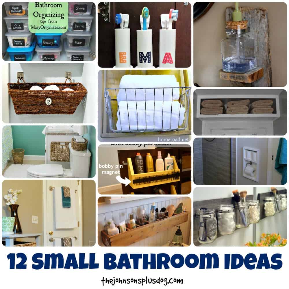 12 Small Bathroom Ideas | Small Bathroom Organizing Tips 
