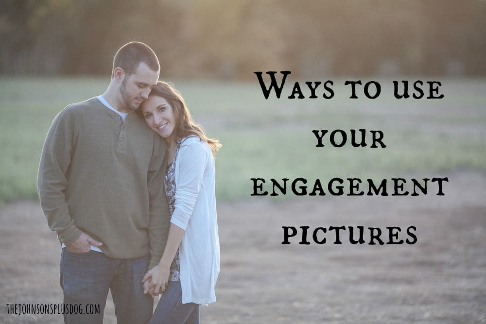 Creative ways to use your engagement pictures | What to do with your engagement photos