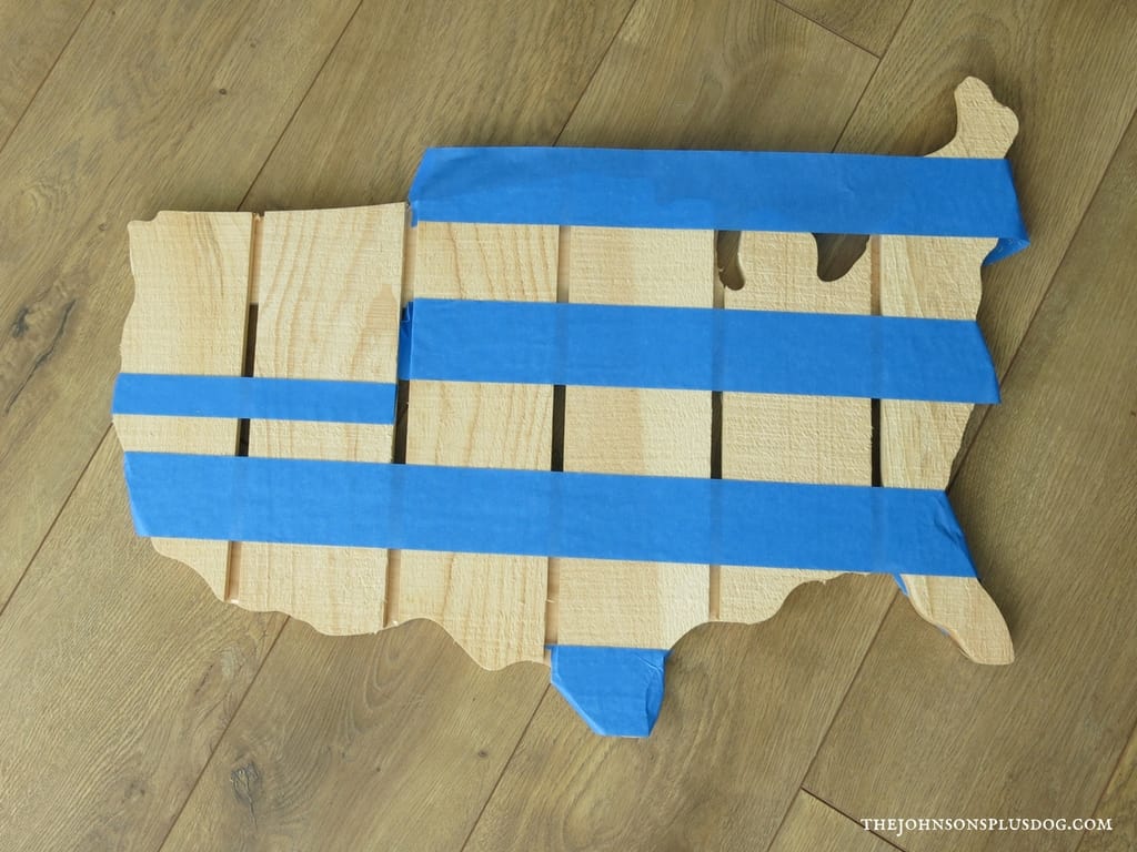 DIY Patriotic Door Sign | US Wood Sign | Patriotic Crafts | Fourth of July Decor