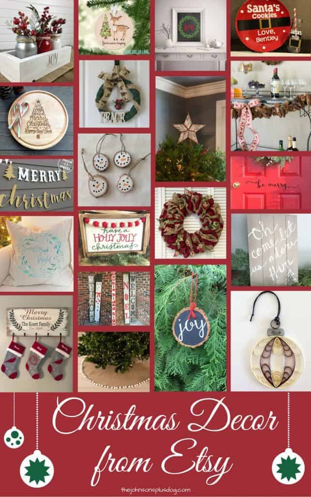 Christmas Decor from Etsy | Christmas Decorations from Etsy | Etsy Christmas Finds | What to buy from Etsy for Christmas | How to decorate your home for Christmas with Etsy | Great Christmas gifts from Etsy | Holiday Decorations on Etsy | Winter Decorations from Etsy