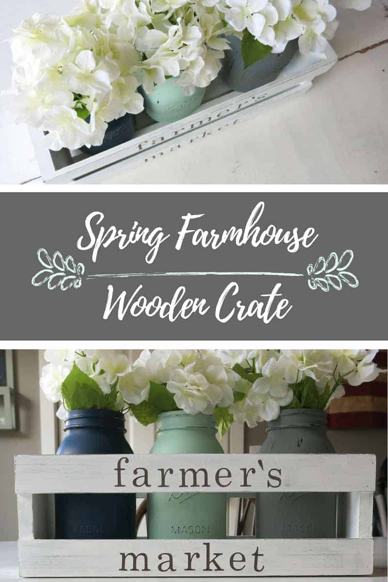 It's this time of year that really makes me want to add little touches of flowers all over our house to bring the Springtime alive, like we did with this Farmhouse Centerpiece.