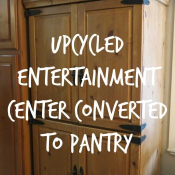 Upcycled Entertainment Center