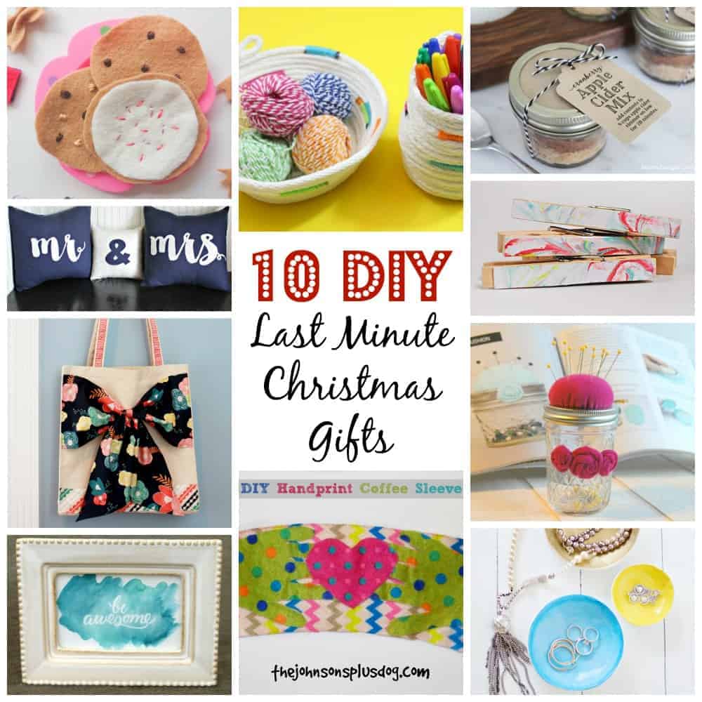 10 DIY Last Minute Christmas Gifts