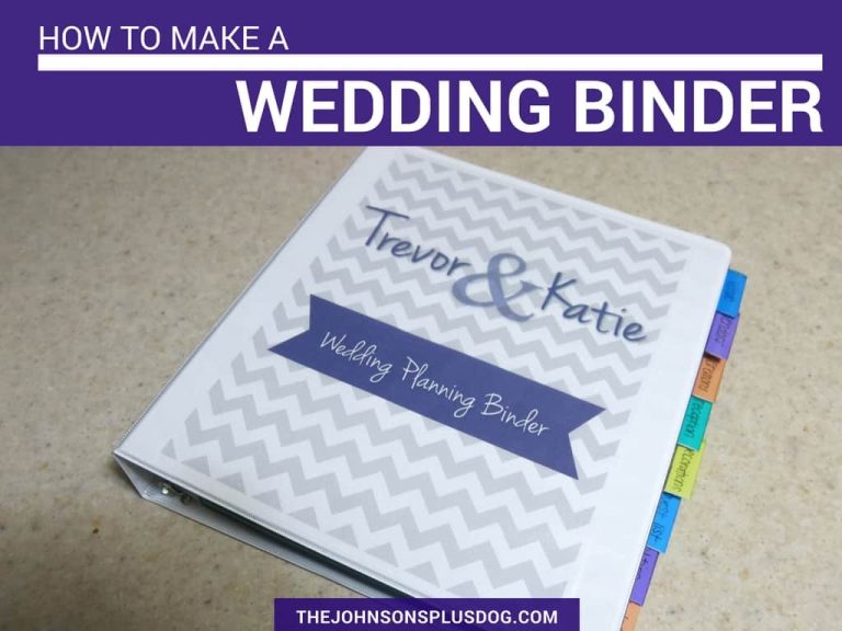 How To Make A Wedding Binder | DIY Wedding Binder | Wedding Planner