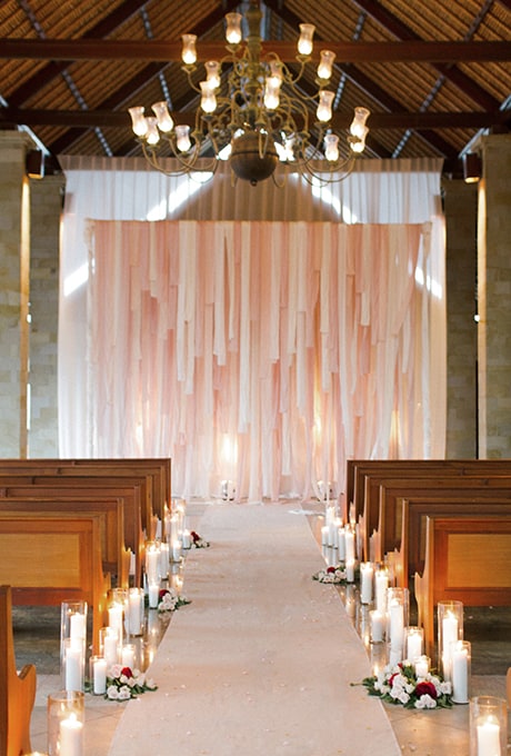 Creative Wedding Ceremony Backdrop