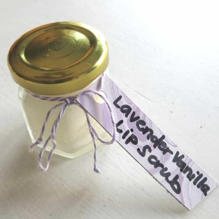 DIY Lavender Vanilla Lip Scrub