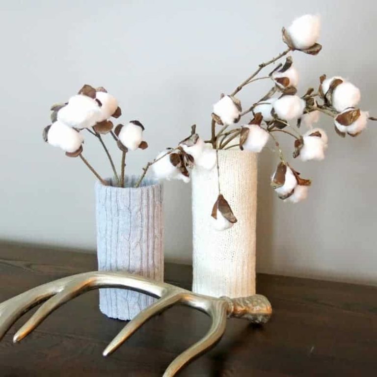 Cozy Sweater Covered Vases