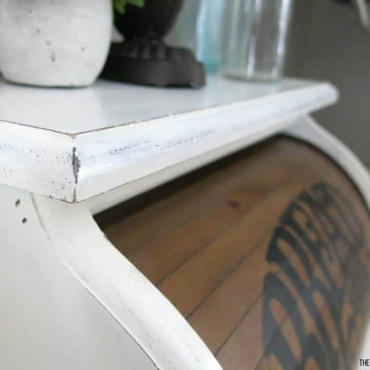 How To Do A Vintage Bread Box Chalk Paint Makeover