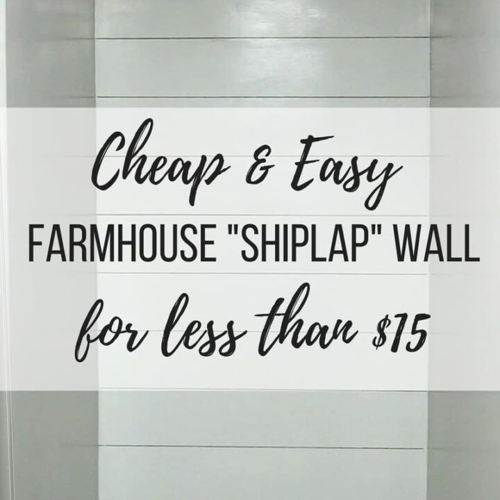 How to Install a Faux Shiplap Bathroom Wall