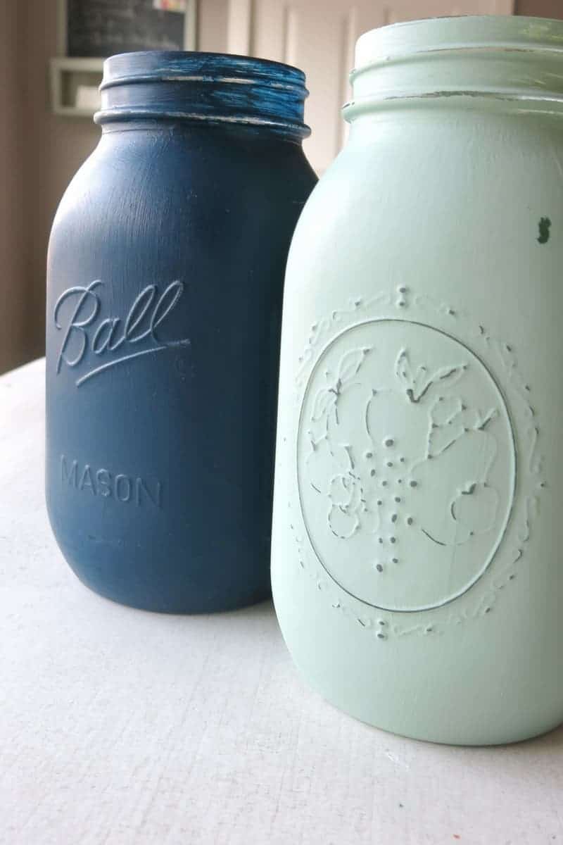 How To Paint Mason Jars Making Manzanita