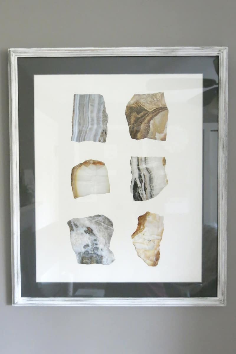 This marble rock print from Minted is the perfect print for my marble and gold office decor