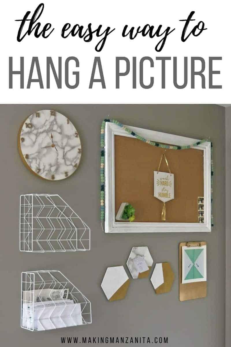 Picture Hanging Hack: How to Hang a Picture Straight