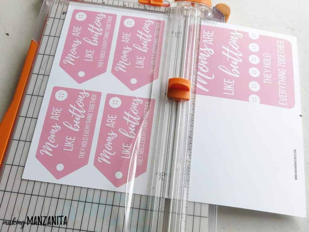 Moms Are Like Buttons Craft Printable Making Manzanita Moms Are Like Buttons Craft Printable Making Manzanita