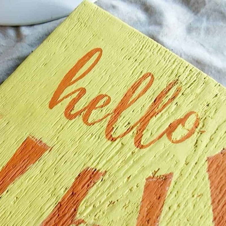 DIY Hello Sunshine Sign For Spring & Summer