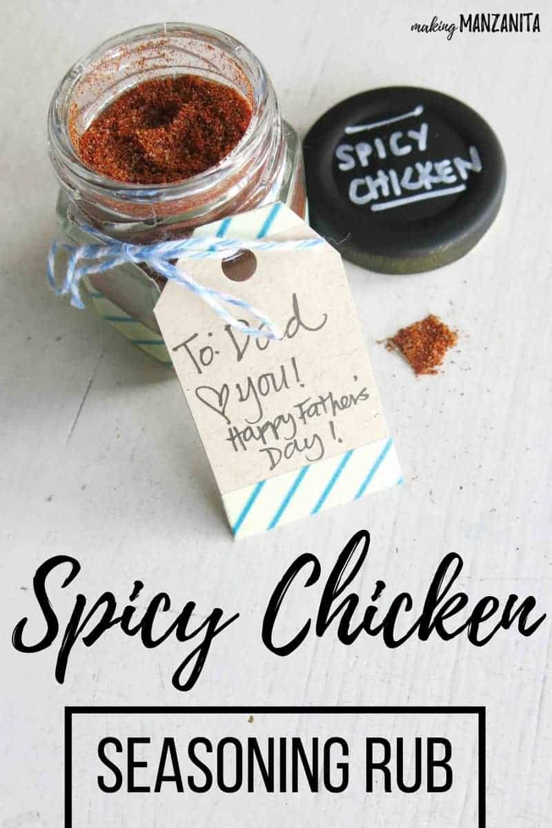 DIY Spicy Chicken Seasoning Rub adds a kick of heat to any chicken dish you make.