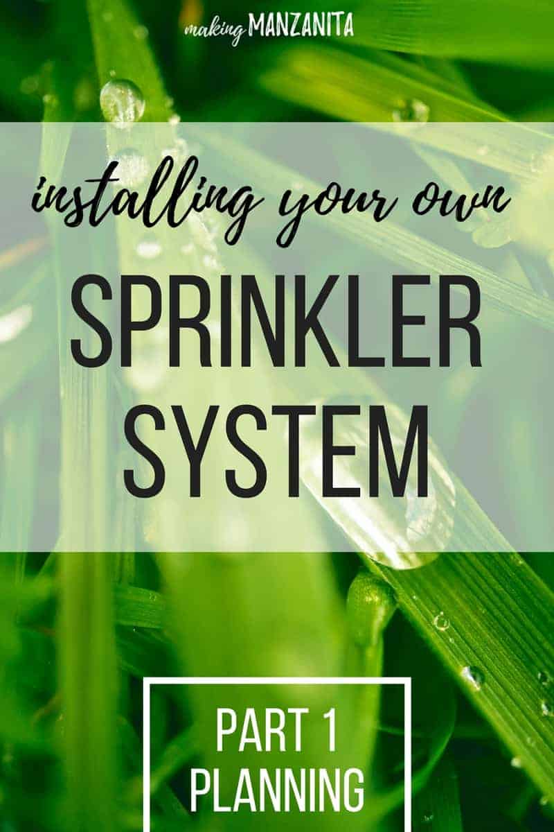 Everything you need to know about installing your own sprinkler system | DIY Sprinklers | How to plan for installing sprinklers | How to install a sprinkler system | Can you install sprinklers yourself? | Should we install sprinkler system? | how to make an irrigation map | Landscape planning | Planning your sprinklers | How to create a plan for installing sprinklers 