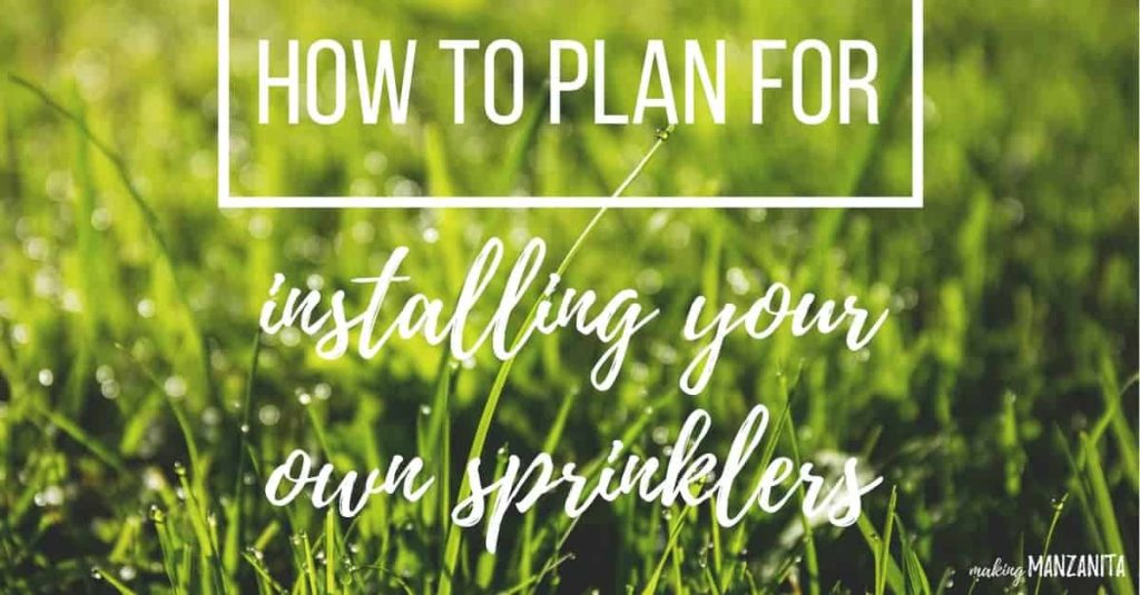 How to Plan for Installing Your Own Sprinklers: Use this guide to plan out the installation of a sprinkler system in your yard