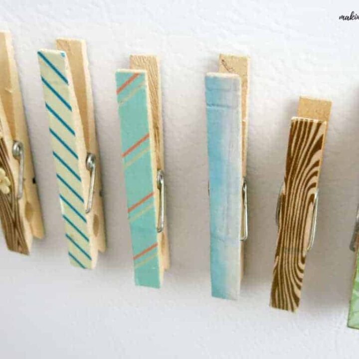 How to Make Clothespin Magnets