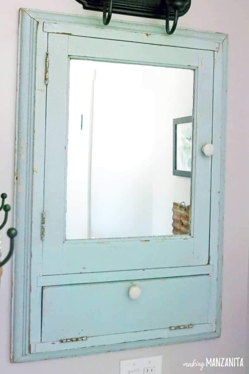 Add A Vintage Medicine Cabinet for Farmhouse Bathroom Charm Add A Vintage Medicine Cabinet for Farmhouse Bathroom Charm