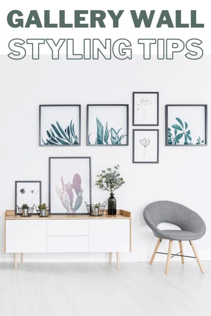 Confused on how to decorate your walls? Don't miss these tired and true gallery wall styling tips and see the boho farmhouse gallery wall ideas.