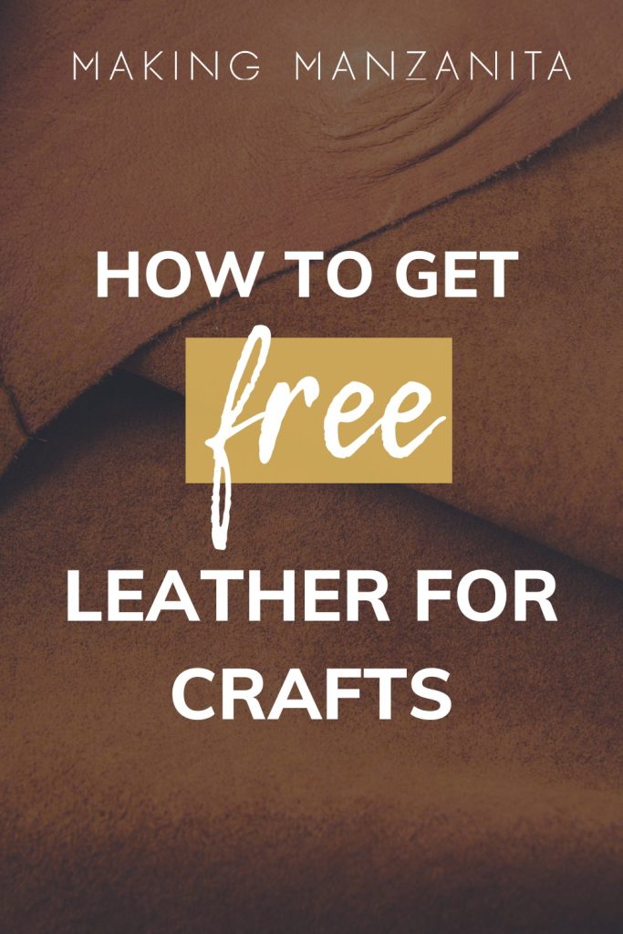 Learn how to get free leather for crafts with this hack