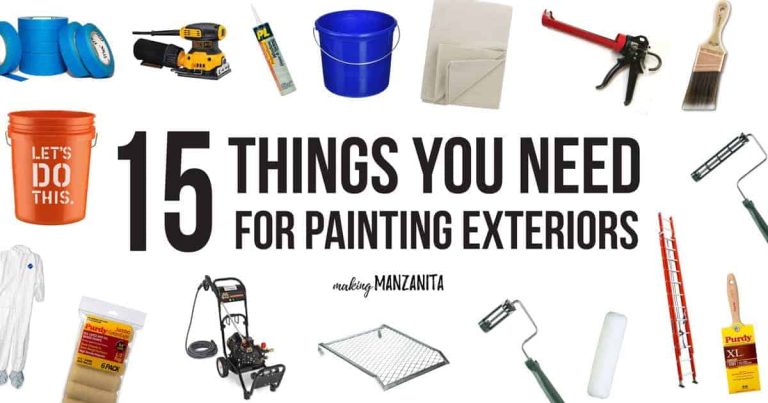 15 Things You Need For Painting Exterior of House