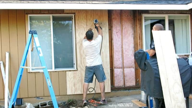 Take the time to replace any rotting wood or siding before you paint your exterior to make sure the painting job lasts