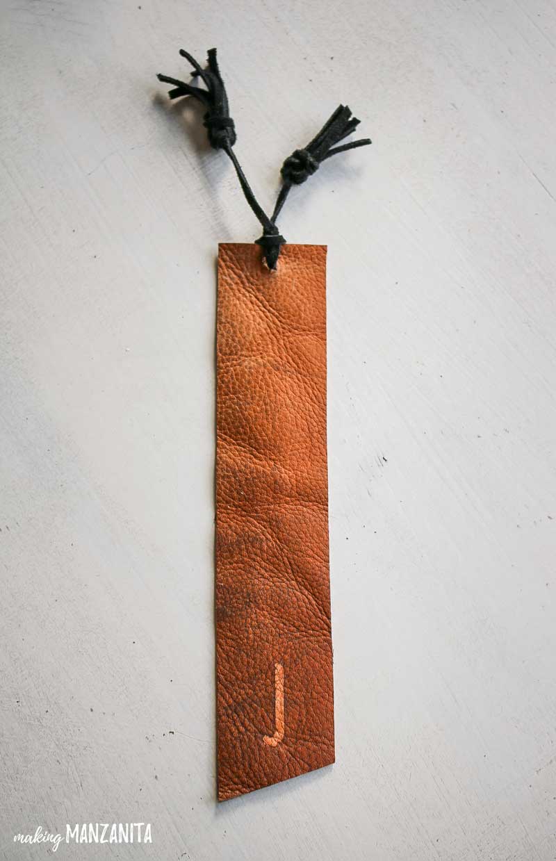 How To Make Your Own Leather Bookmark