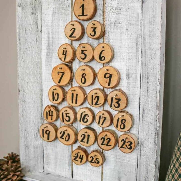 How to Make Farmhouse Advent Calendar