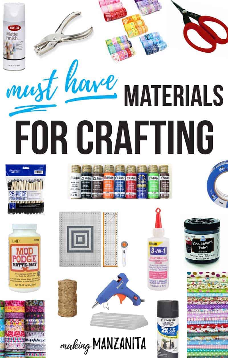 Must Have Craft Supplies Everyone Needs - 100 Directions