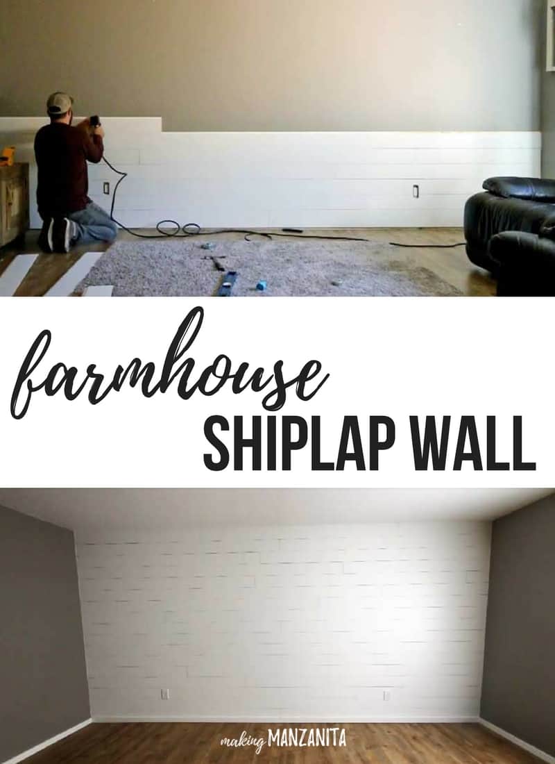 How To Make A Plywood Shiplap Wall Making Manzanita