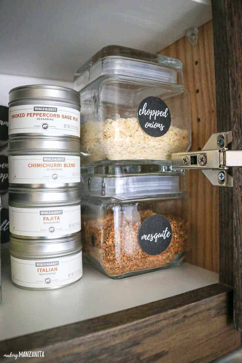 How to Organize Spices & Free Labels • Craving Some Creativity