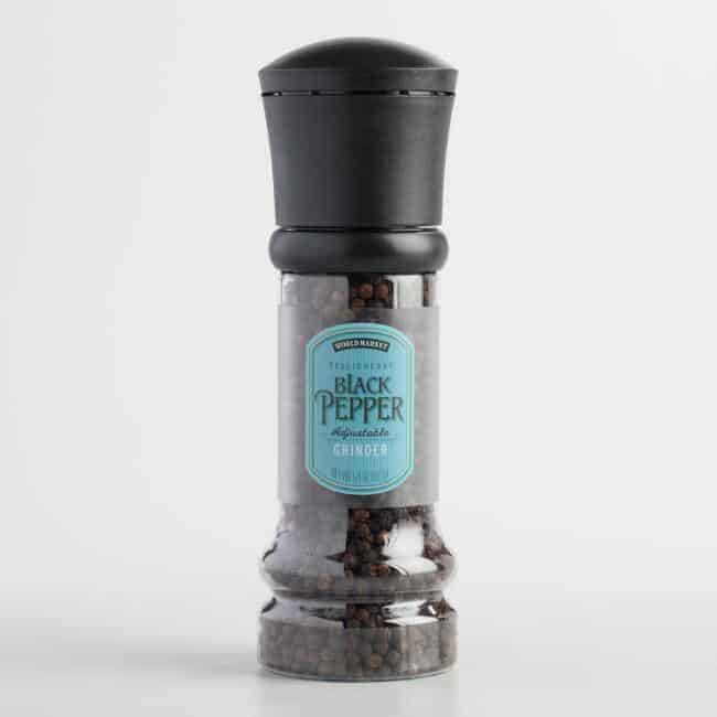 Peppercorn grinder from World Market