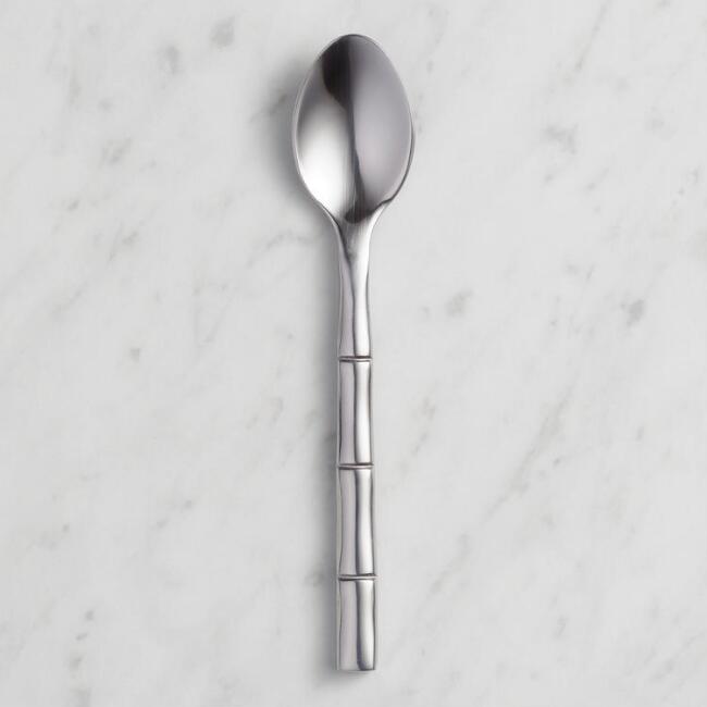 Metal bamboo style cocktail spoon from World Market