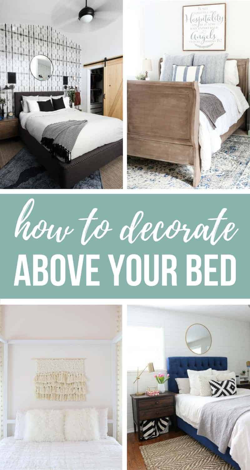 If you're stumped how to decorate above your bed, you'll love these decor ideas of how to decorate above your bed