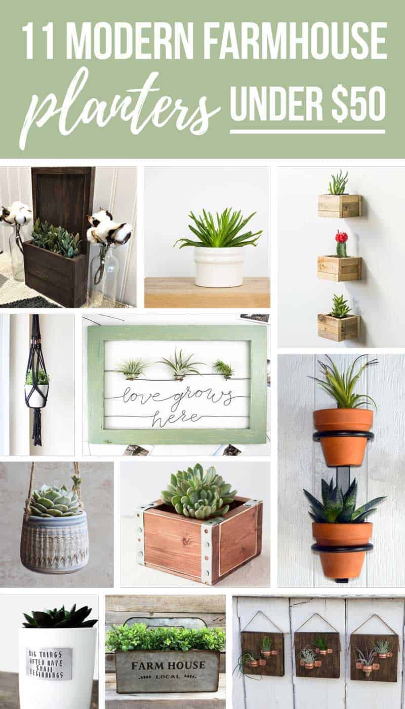 11 Modern  Farmhouse  Planters Under 50 You ve Gotta Have