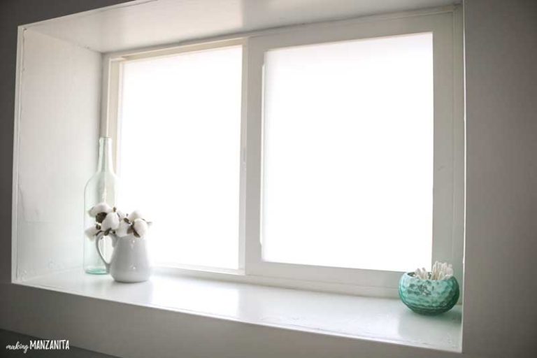 How to Install Frosted Bathroom Window Film for Privacy