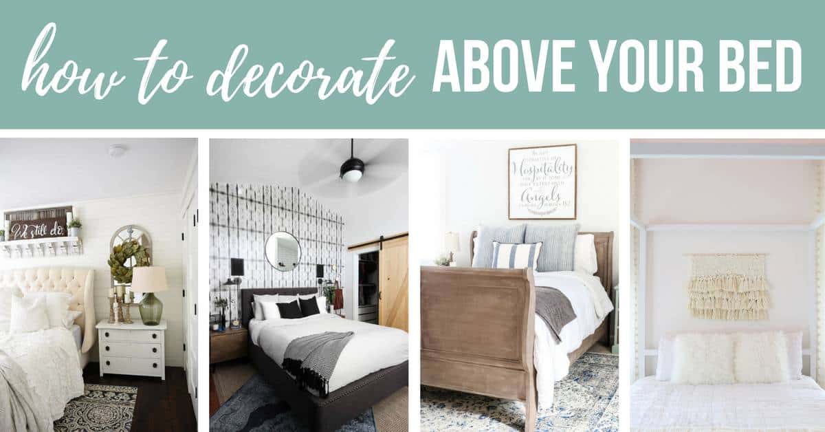 There are several options of above bed decor. This round up will inspire you with several ideas of how to decorate above your bed.