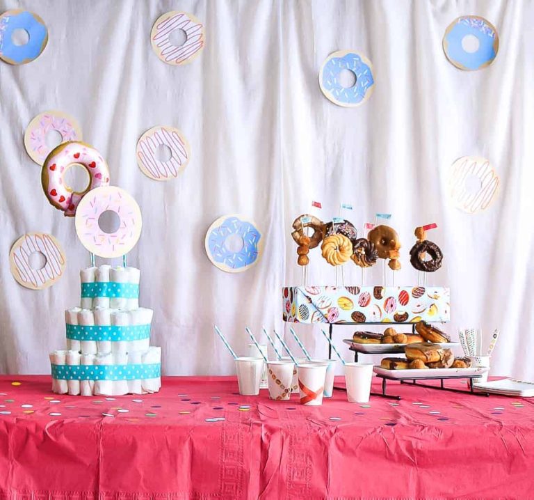 Donut Themed Baby Sprinkle Shower (and Free Printable Donuts)