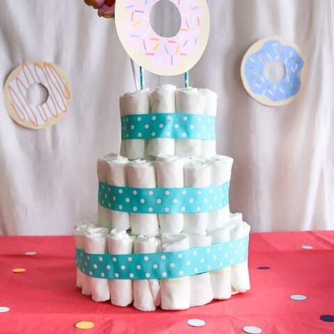 How To Make A Baby Diaper Cake