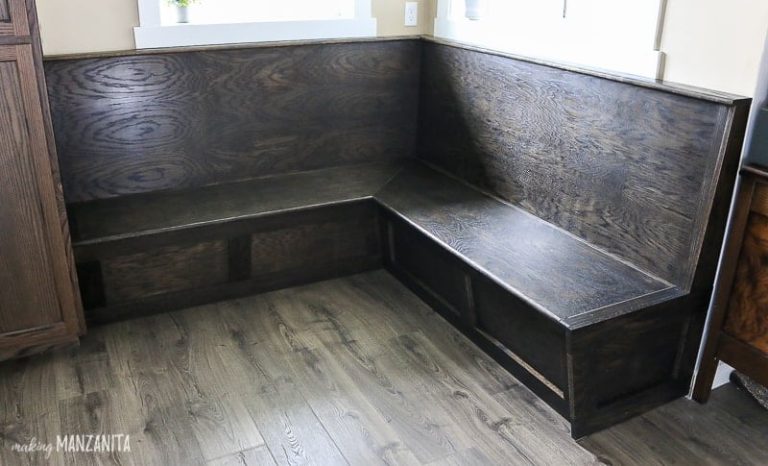 How to Build Banquette Bench Booth Seating In Your Kitchen