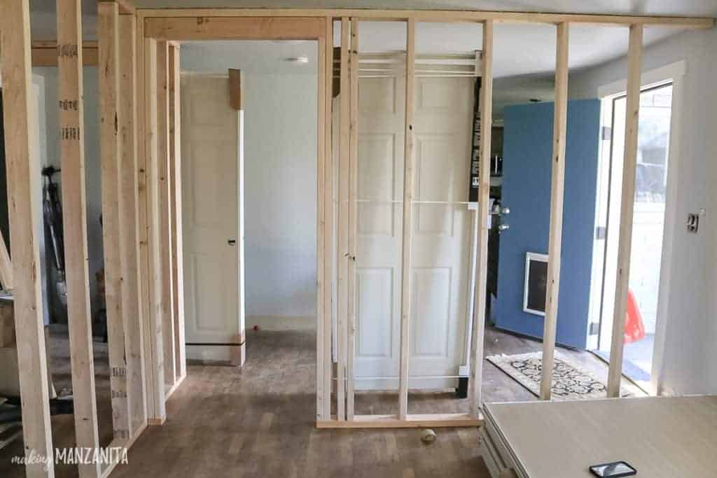 How To Build A Wall Part 2 Framing A Door Making Manzanita