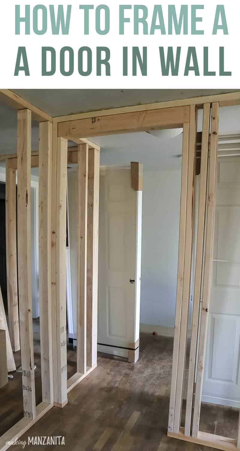 Framing A Door Part 2 In How To Build