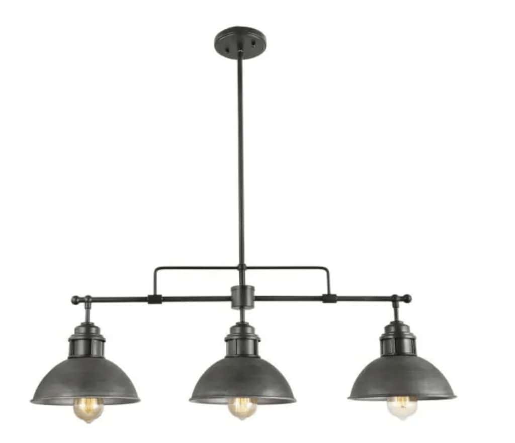 3 Light Industrial Barn Light Fixture