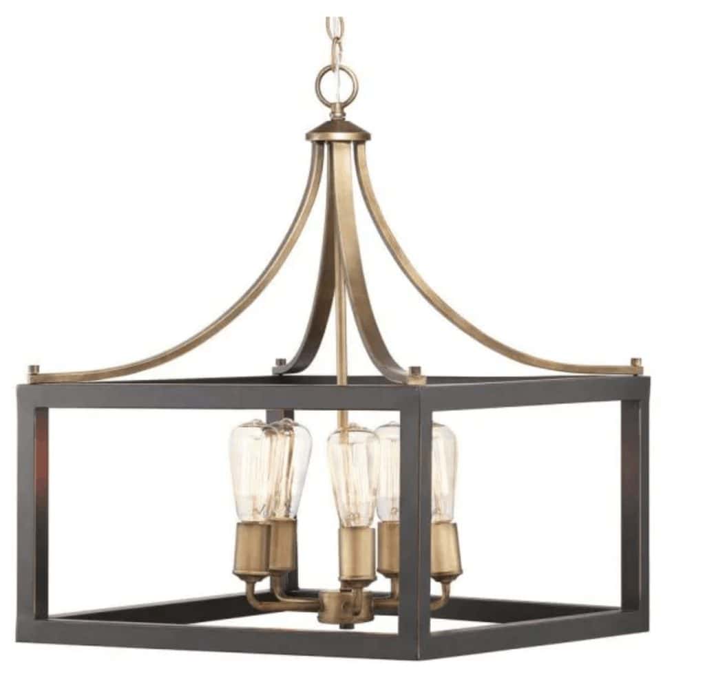 Vintage Brass Light Fixture