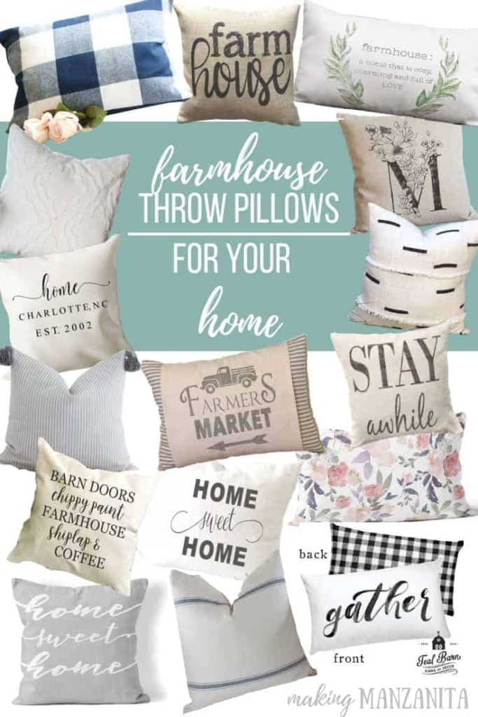 Farmhouse pillow 2024 ideas