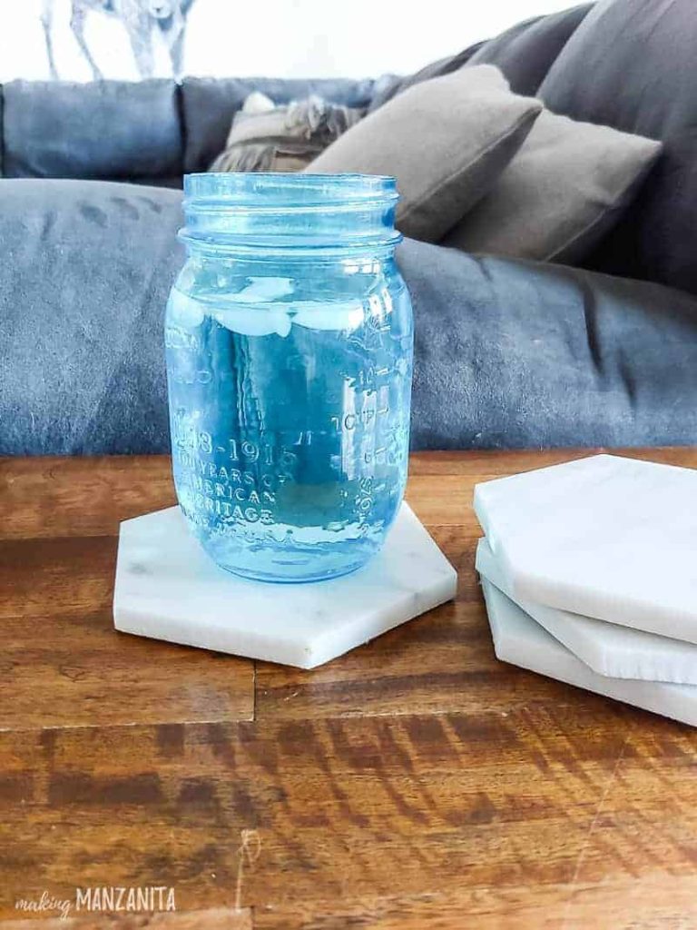 How To Make Easy DIY Tile Coasters with Leftover Tiles