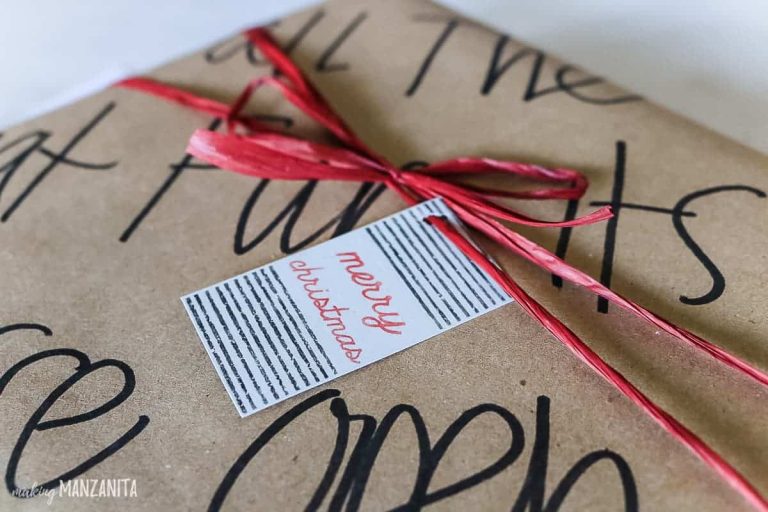 How To Make Christmas Gift Tags With The Silhouette Mint