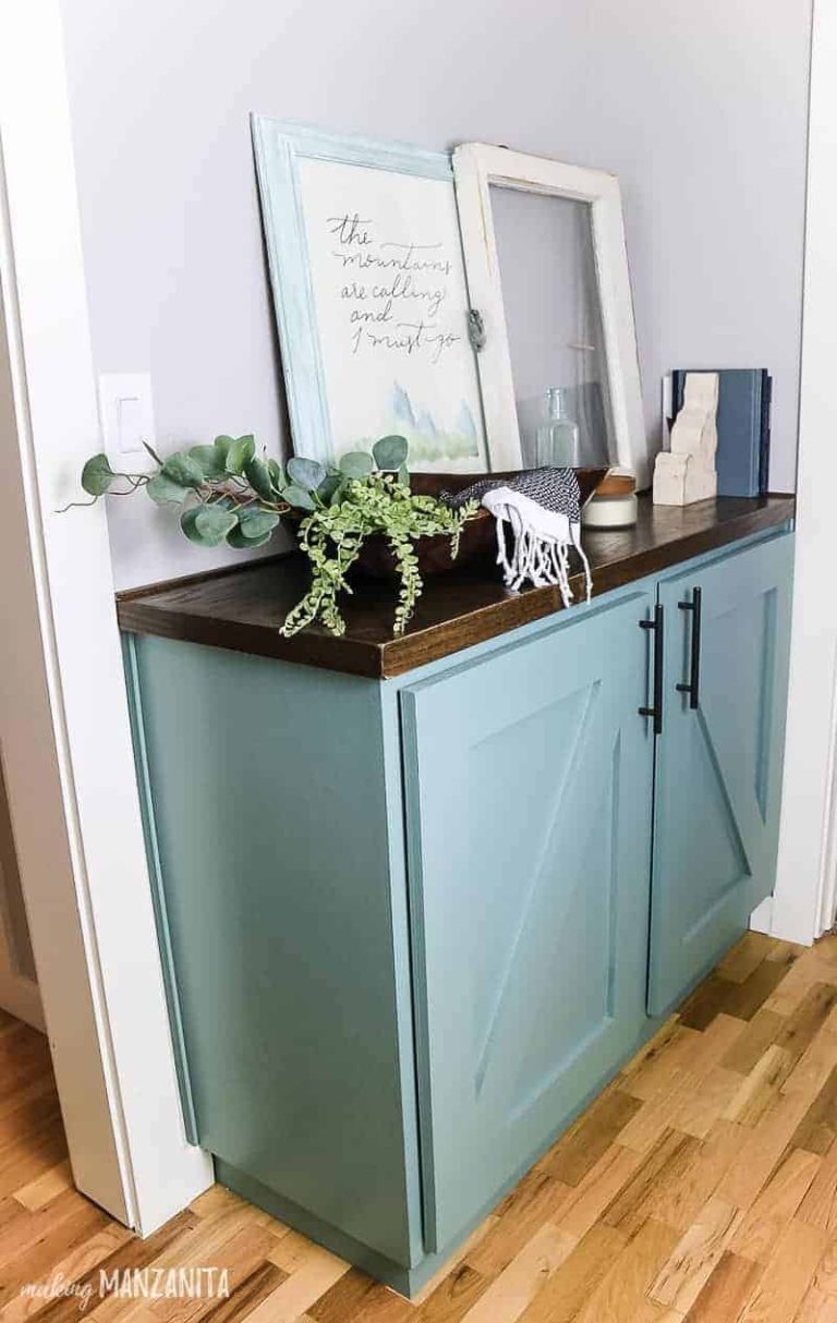 How To Build A Hallway Cabinet (with no complicated joinery!)