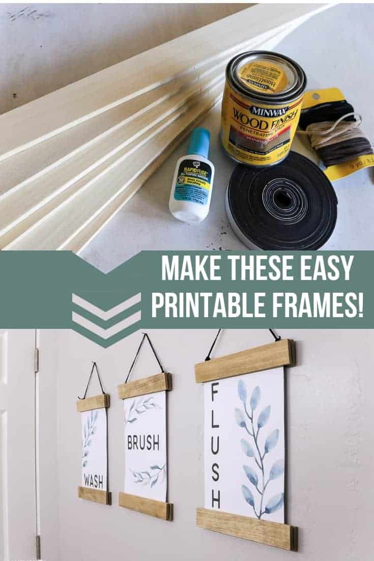 Poster Making Frame Easy DIY Poster Frame (+Free Printables!) - Making Manzanita